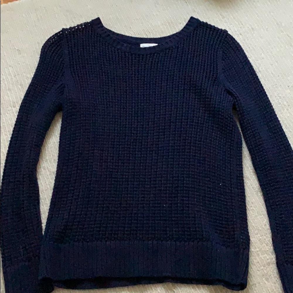 Navy sweater